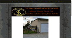 Desktop Screenshot of customcoatingsandrestorations.com